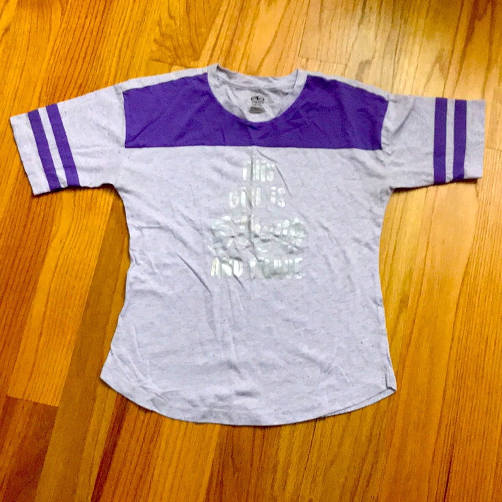 A purple shirt